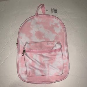 Mini pink tie dye backpack